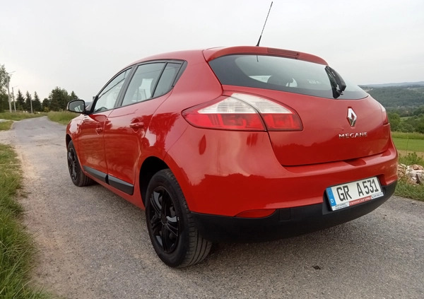 Renault Megane cena 19900 przebieg: 245760, rok produkcji 2009 z Ziębice małe 667